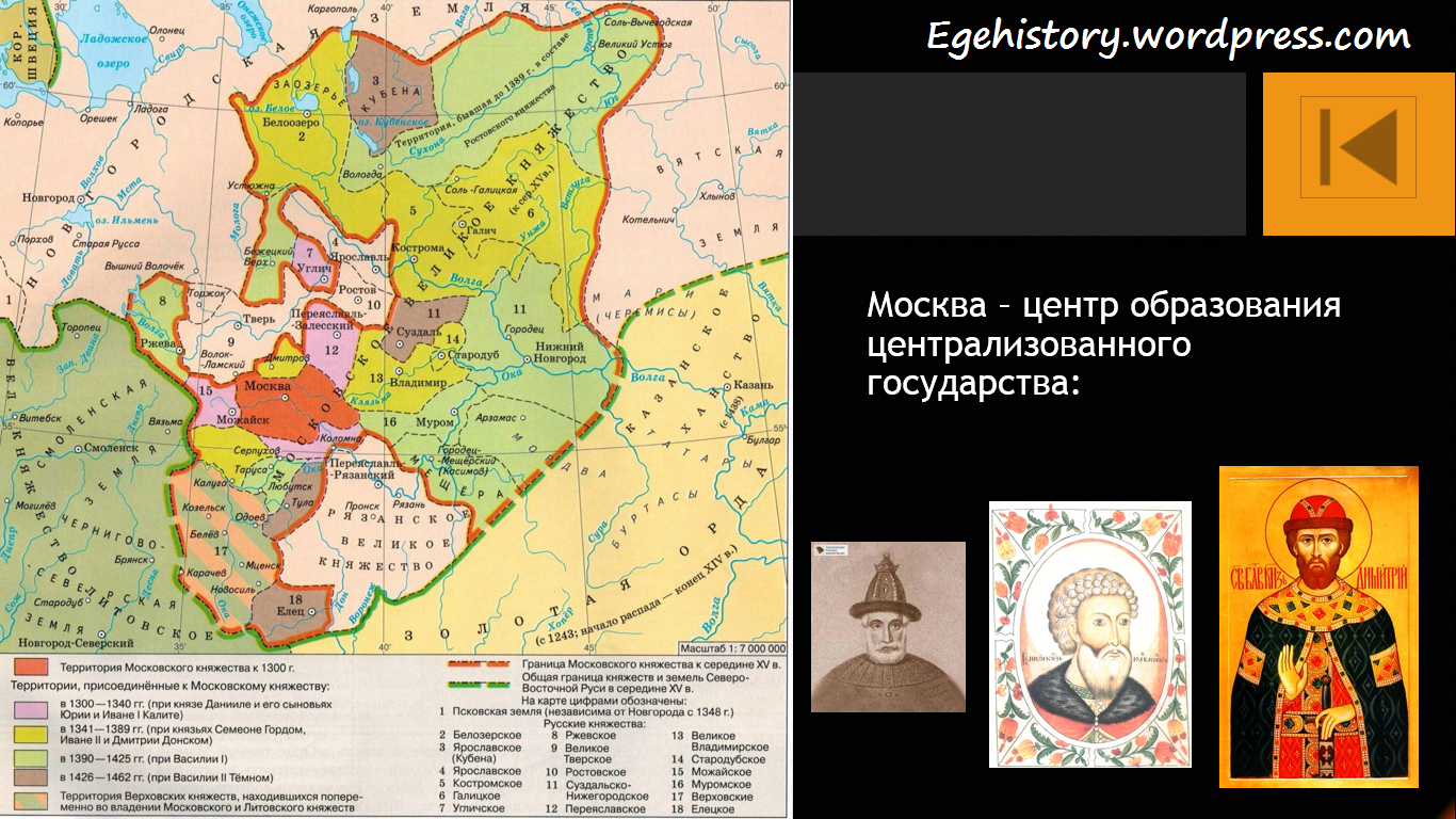 Реферат: Объединение русских земель и образование московского государства